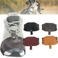 thumbnail image 1 of SPRING PARK 1Pc Motorcycle Shoe Cover Protective Wear Resistant Faux Leather Gear Shift Pad Boot Protector for Motorbiker, 1 of 6