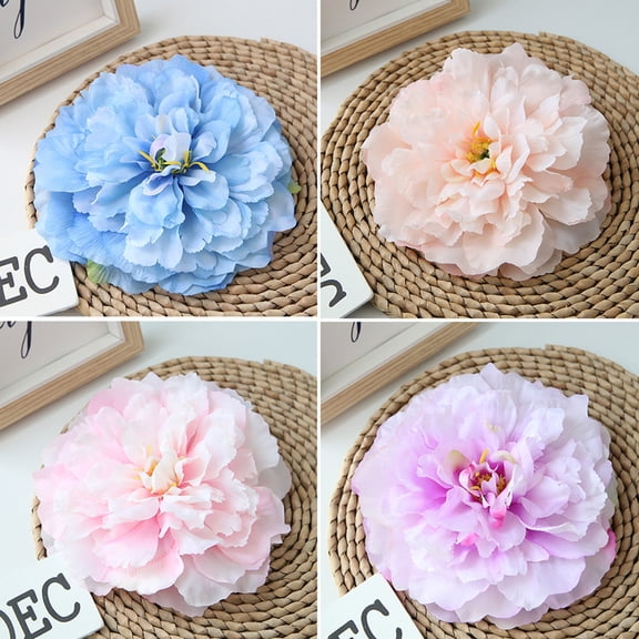 SPRING PARK 1Pc Silk Peony Artificial Flowers Peony Wedding Bouquet Home Party Decor