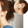 thumbnail image 1 of SPRING PARK 1Pc Women Unique Ear Cuff Clip Non Pierced Earring Jewelry Present, 1 of 6