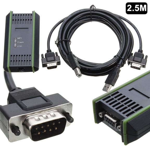 SPRING PARK 2.5m USB PLC Programming Download Cable for S7-200/300/MPI 6ES7972-0CB20-0XA0