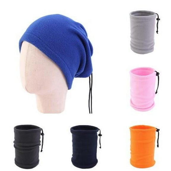 SPRING PARK 2 Pack Winter Neck Warmer Gaiter Ski Fleece Warm Windproof Face Scarf Cover for Boys Girls