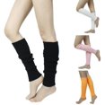 thumbnail image 1 of SPRING PARK 2 Pairs Fall Winter Womens Fashion Leg Warmers Adult Ribbed Knitted Long Socks for Party Sports Casual Socks, 1 of 3