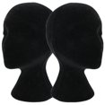 thumbnail image 1 of SPRING PARK 2 Pieces/Set Styrofoam Wig Head - Female Foam Mannequin Wig Stand and Holder for Style, Model And Display Hair, Hats and Hairpieces, Mask - for Home, Salon and Travel, 1 of 7