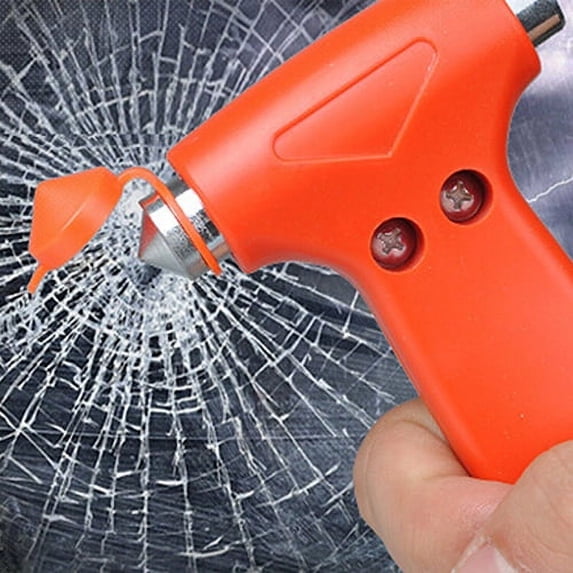 SPRING PARK 2 in 1 Car Glass Window Breaker Safety Escape Emergency Hammer Seat Belt Cutter