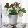 thumbnail image 1 of SPRING PARK 25pcs Realistic Fake Roses w/Stem for DIY Wedding Bouquets Centerpieces Arrangements Party Baby Shower Home Decorations, 1 of 7