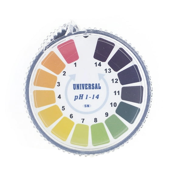 SPRING PARK 2Pcs 1-14 pH PH Test Strips Alkaline Acid Indicator Meter Test Paper Roll for Water Urine Saliva Soil Litmus Accurate Testing Measuring Tool