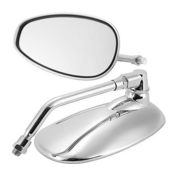 SPRING PARK 2Pcs 10mm Motorcycle Motorbike Handlebar Rear View Side Mirrors Replacements