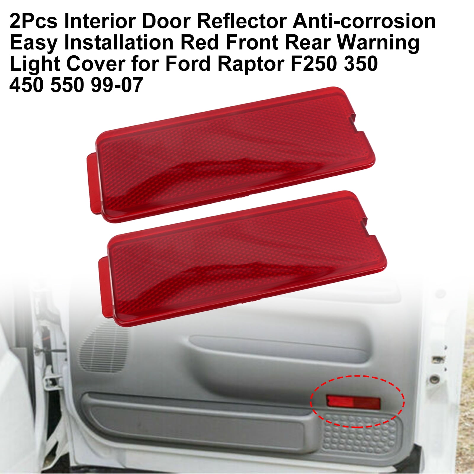 SPRING PARK 2Pcs Interior Door Reflector Anti corrosion Easy ...