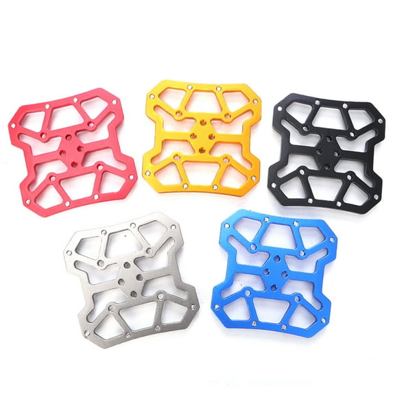 SPRING PARK 2Pcs MTB Bike Pedals Dual Platform Compatible with Shimano SPD Mountain Clipless Pedals, Non-Slip Aluminum Alloy Bicycle Platform Pedals for BMX MTB