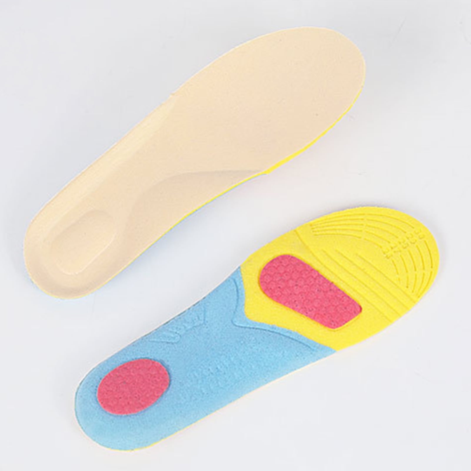 SPRING PARK 2Pcs Memory Foam InsolesNonSlip SweatAbsorben Support Insoles for Kids