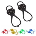 thumbnail image 1 of SPRING PARK 2Pcs Non-slip Snow Cleats Shoes Boots Cover Step Ice Spikes Grips Crampons for Hiking Equipment, 1 of 7