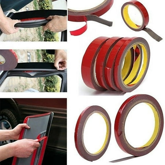 SPRING PARK 2Pcs Professional Auto Adhesive Tape Vehicle Double Sides Car Stickers