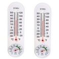 thumbnail image 1 of SPRING PARK 2Pcs/Set Wall Thermometer Indoor Outdoor Hang Garden Greenhouse House Office Room Heating, 1 of 6