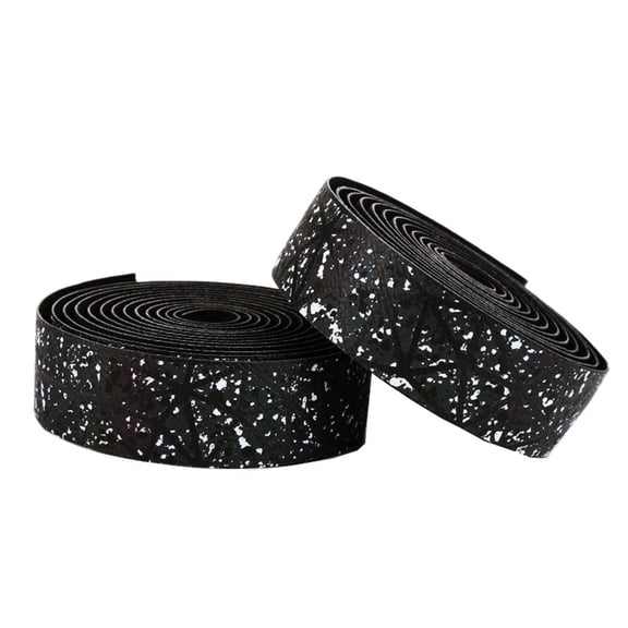 SPRING PARK 2Pcs Super Soft EVA Bike Bicycle Cycling Reflective Handlebar Grip Tape Wraps Fixing Tape with Bar Plugs