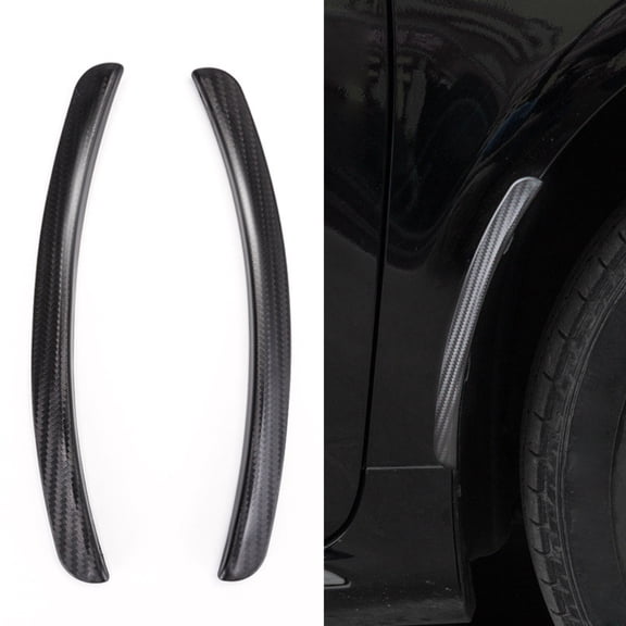 SPRING PARK 2Pcs Universal Car Anti Collision Fender Flares Guard Strip Wheel Brow Mudguard