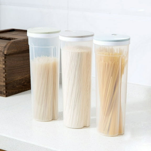 SPRING PARK 300ml Food Storage Container, PP Airtight Cereal Containers For Spaghetti, Pasta and More Kitchen Pantry Food Storage