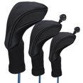 thumbnail image 1 of SPRING PARK 3Pcs Anti wear Golf Club Head Covers Protective Hat Cap Nylon Sleeve for Outdoor, 1 of 7