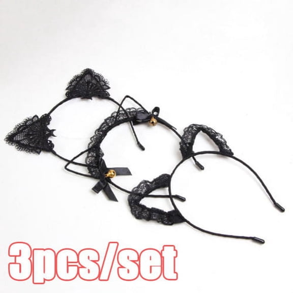 SPRING PARK 3Pcs Headbands for Women Girls Head Band Hand Animal Ear Shape Fashion Hair Hoop for Party