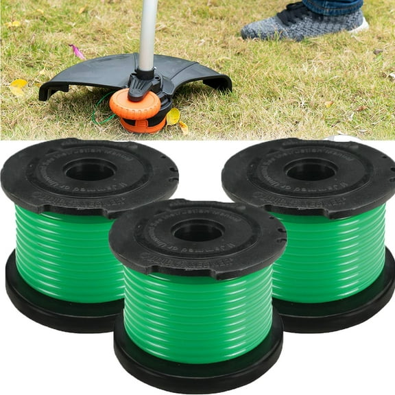 SPRING PARK 3Pcs/Set Feed String Trimmer Spool Line Replacement for Black Decker SF-080