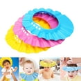 thumbnail image 1 of SPRING PARK 3Pcs Shampoo Shower Bathing Bath Cap Adjustable Visor Hat for Toddler Baby Kids Children, 1 of 7