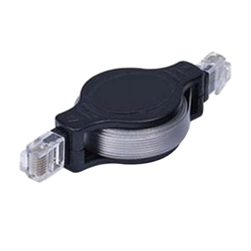 Portable Rj45 SPRING PARK 4.9FT Portable Retractable RJ45 Ethernet Wire LAN Cord ...