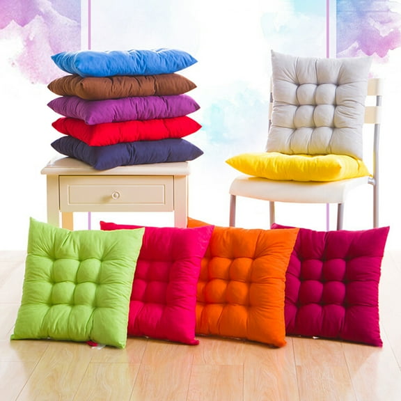 SPRING PARK 40x40cm Square Seat Pad Chair Cushion Dining Room Kitchen Decor Sofa Pillow