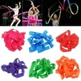 thumbnail image 1 of SPRING PARK 4M Dance Ribbons Streamers - Unisex Kids' Gymnastics Ribbon Wands - Perfect Rhythm Sticks for Talent Shows, Artistic Dancing, 1 of 7