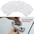 thumbnail image 1 of SPRING PARK 4Pcs Universal Transparent Car Door Handle Anti-Scratch Films Sticker Protector, 1 of 7