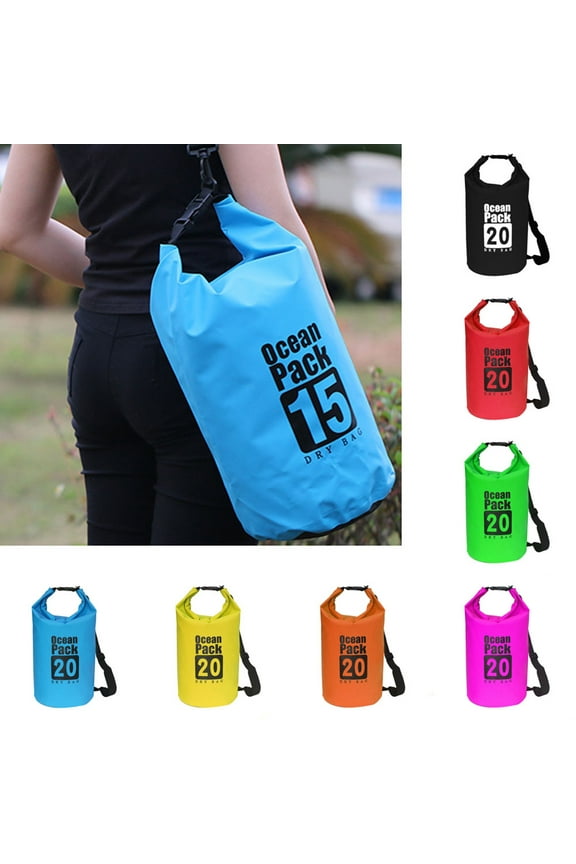 5/10/15/20/30L Waterproof Dry Bag Sack Canoe Kayak Floating Camping Sailing Fishing Outdoor Lightweight Dry Bag