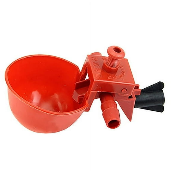 SPRING PARK 5 Pcs Bird Cage Chick Coop Feed Quail Drinking Cups Chicken Water Bowl Pigeon Automatic Water Feeder Farm Animal Tool