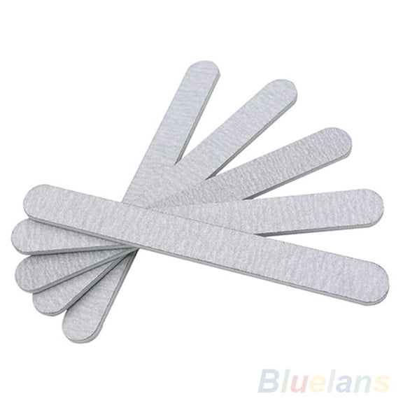 SPRING PARK 5 Pcs Nail Files Sanding Grit Buffer Emery Board Gel Nail File Art Pedicure Manicure