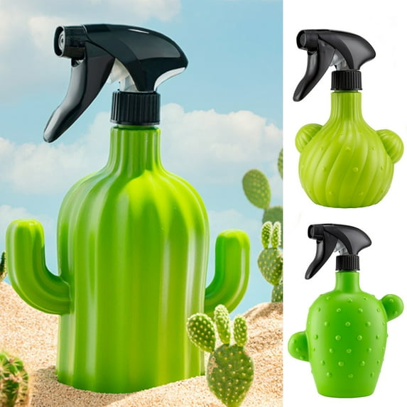 SPRING PARK 500ml/750ml/1000ml Plastic Spray Bottle, Pressure Watering Can, Outdoor Indoor Plant Mister, Adjustable Nozzle Watering Plastic Spray Bottle