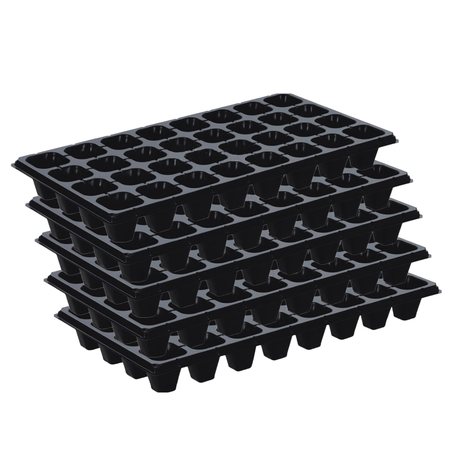 SPRING PARK 5Pcs Nursery Pots Seed Starting Kit Plastic Plant Trays