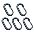 thumbnail image 1 of SPRING PARK 5Pcs U Shape Carabiner Hooks Clips Hammock Locking Carabiner Spring-Loaded Gate Snap Gear Clip Utility Hooks Backpack Hanging Buckle for Camping Hiking, 1 of 6