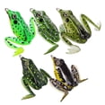 thumbnail image 1 of SPRING PARK 5cm Artificial Frog Shape Lures Topwater Floating Weedless Lure Frog kit, 1 of 6