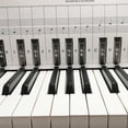 thumbnail image 1 of SPRING PARK 88 Key Keyboard Piano Finger Simulation Practice Guide Teaching Aid Note Chart for Beginner Student, 1 of 6