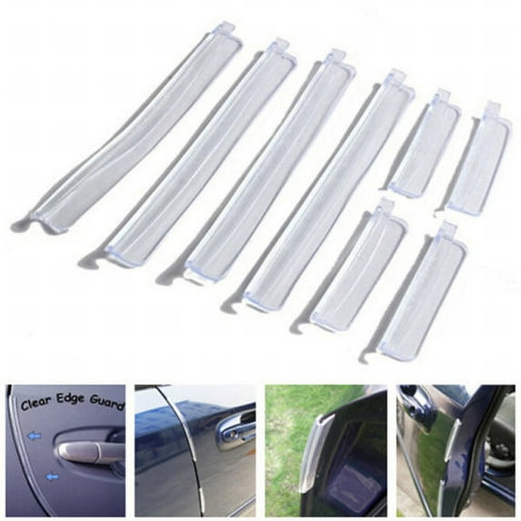 SPRING PARK 8Pcs Auto Car Door Edge Corner Bumper Guards Trim Anti Scratch Strip Protector