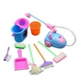 thumbnail image 1 of SPRING PARK 9Pcs/Set Dollhouse Toys Educational Funny Plastic Doll Accessories Mini Cleaning Tool Toys for Kids, 1 of 7