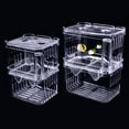 thumbnail image 1 of SPRING PARK Acrylic Aquarium Breeder Box Hang on Back, Isolation Hatchery Feeding Boxes for Small Fish Fry Hatchery, 1 of 7