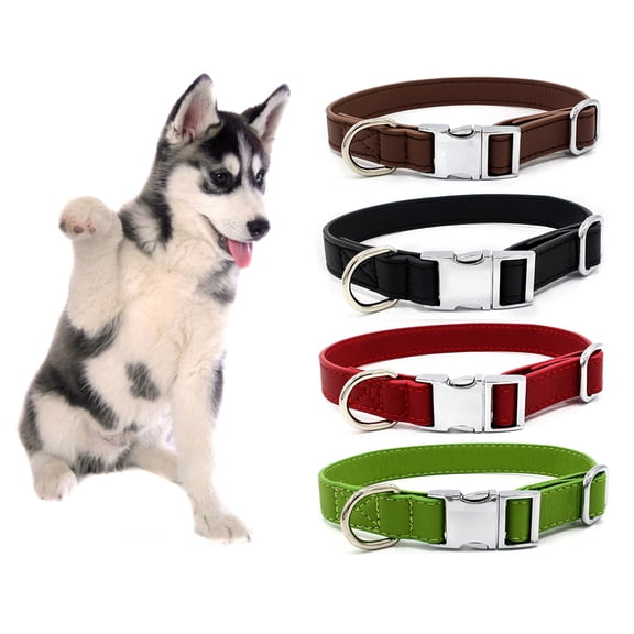 SPRING PARK Adjustable Small Dog Cat Collar Buckle Neck Strap Puppy Pet Safety Necklace