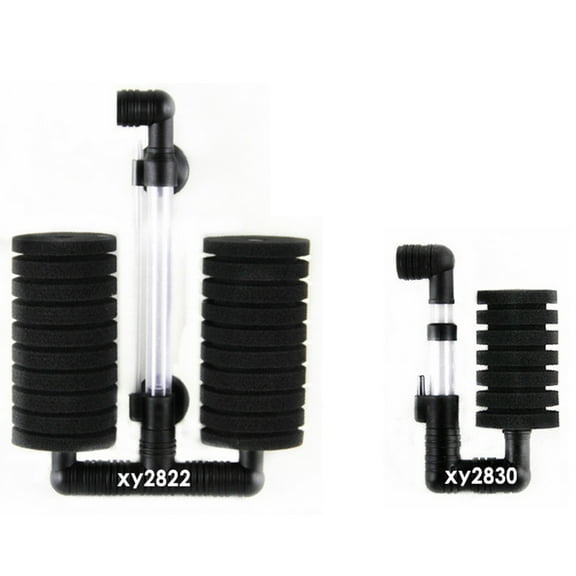 SPRING PARK Air Pump Double Sponge Water Filter for Aquarium