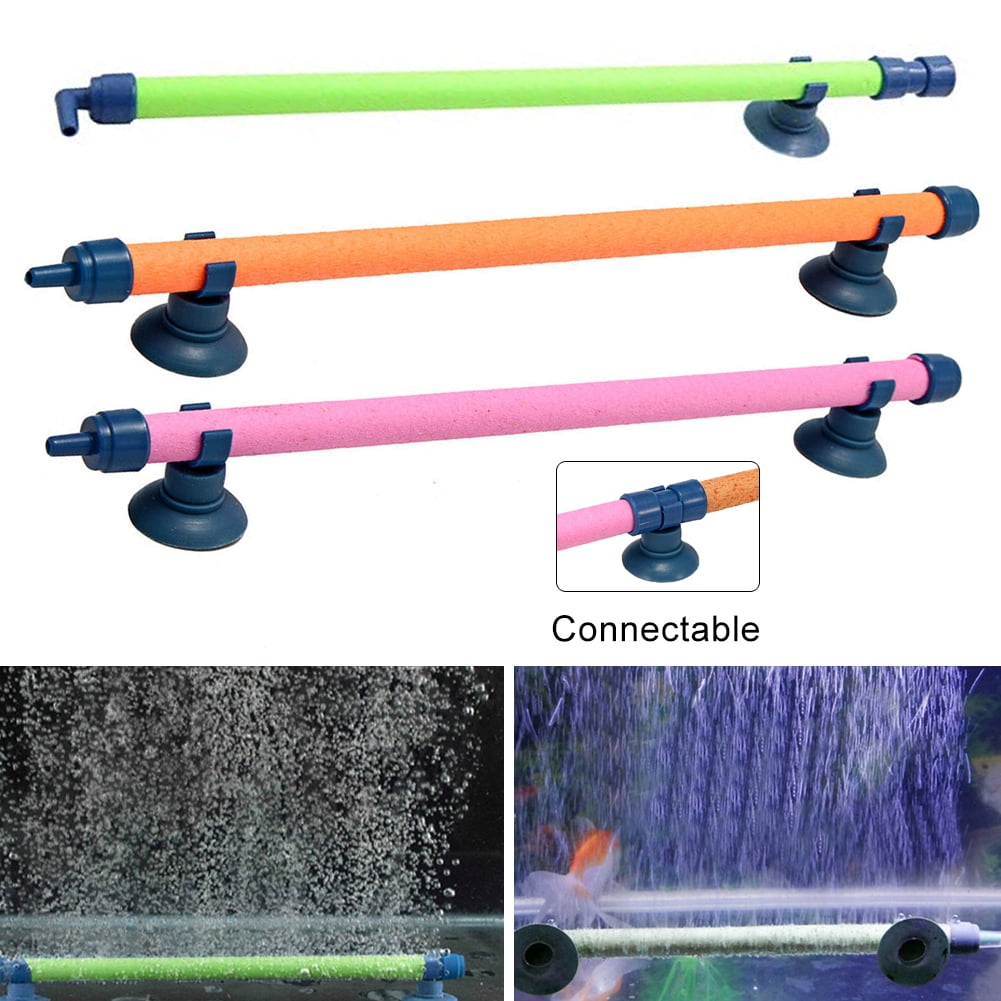 SPRING PARK Aquarium Fish Tank Air Bubble Bar Tube Pump Wall Curtain ...