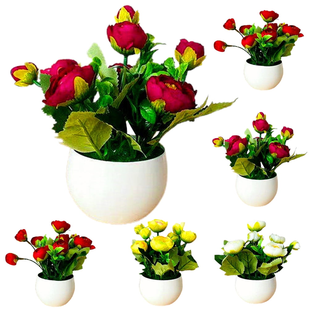 Artifical Spring Roses SPRING PARK Artificial Rose, Fake Plant, Realistic Artificial Flowers ...