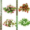 thumbnail image 1 of SPRING PARK Artificial Rose Garland Silk Flower Vine Ivy Wedding Garden String, 1 of 6
