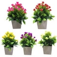 thumbnail image 1 of SPRING PARK Artificial Rose Plant Realistic Fake Tree Potted Home Office, 1 of 7
