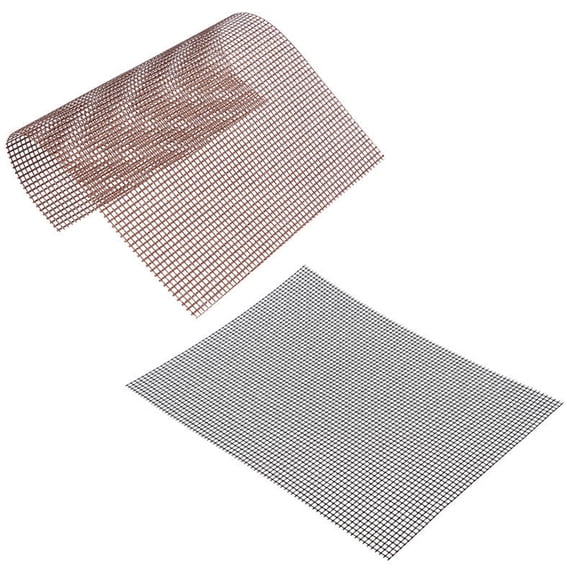 SPRING PARK BBQ Grill Mesh Non-Stick Mat Reusable Sheet Resistant Cooking Baking Barbecue