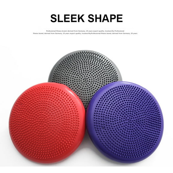 SPRING PARK Balance Cushion Air Inflatable Stability Board Gym Balance Disc Wiggle Seat