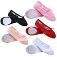 thumbnail image 1 of SPRING PARK Ballet Slipper Shoes Stretch Satin Ballerinas Dance Yoga Flats for Girls, 1 of 7