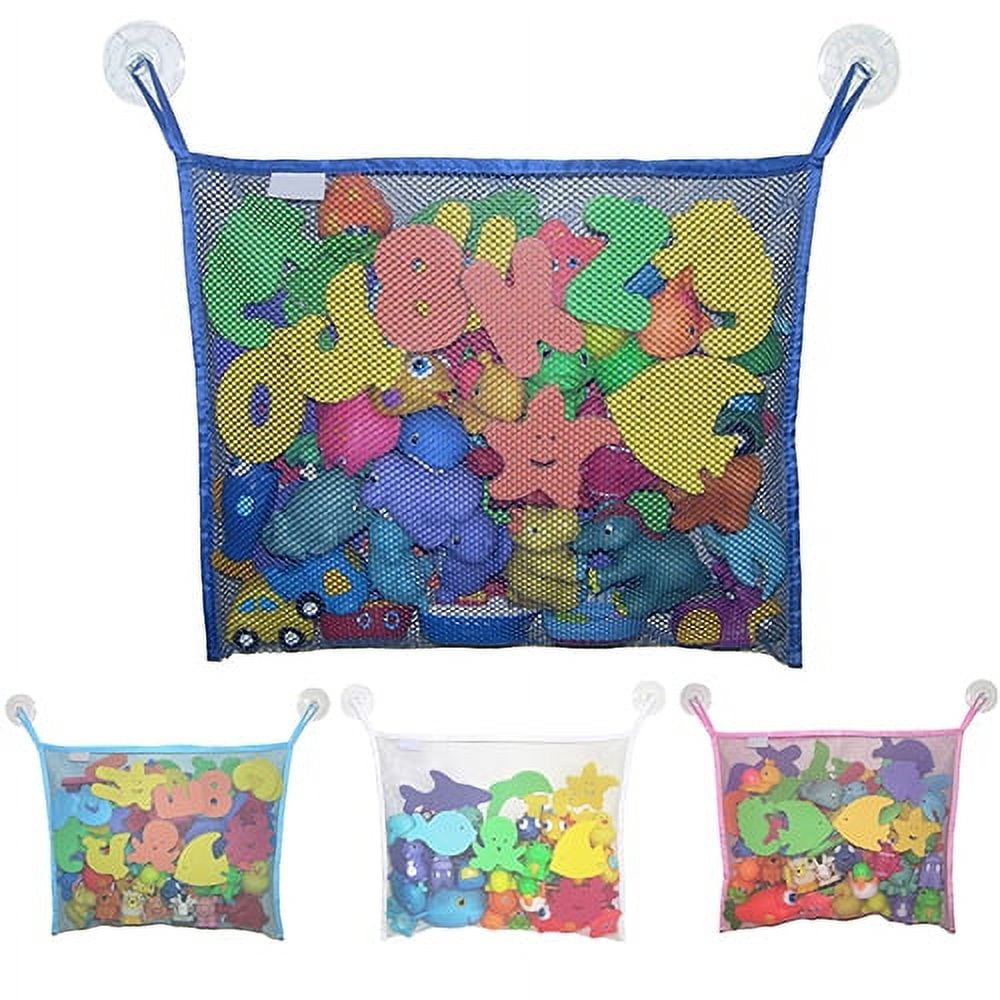 SPRING PARK Bath Toy Organizer Baby Bathtub Hanging Mesh Net Kids Time ...
