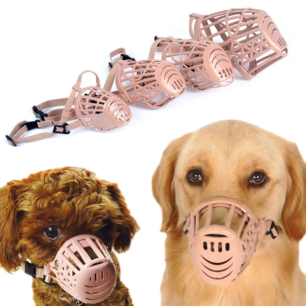 SPRING PARK Beikalone Plastic Dog Muzzle, Anti Bite Adjustable Pet